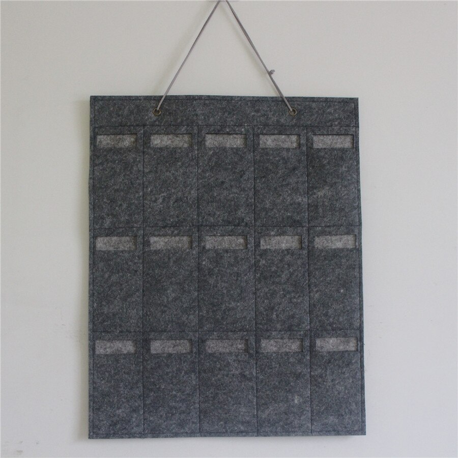 Gaveteiro organizador para óculos, porta-óculos de feltro com 15/25 espaços, para pendurar, armazenar óculos de sol, bolso para parede: 2