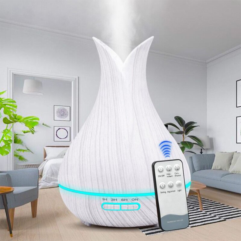 400Ml Afstandsbediening Essentiële Olie Diffuser Luchtbevochtiger Koele Mist Maker Met Aroma Diffusers Ultrasone Mist Rookmachine