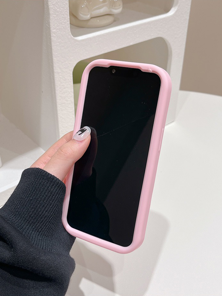 Leuke Grappige Varken Piggy Telescopische Beugel Case Voor iPhone 15 Pro Max 14 13 11 12 3D Roze Siliconen standhouder Achterkant