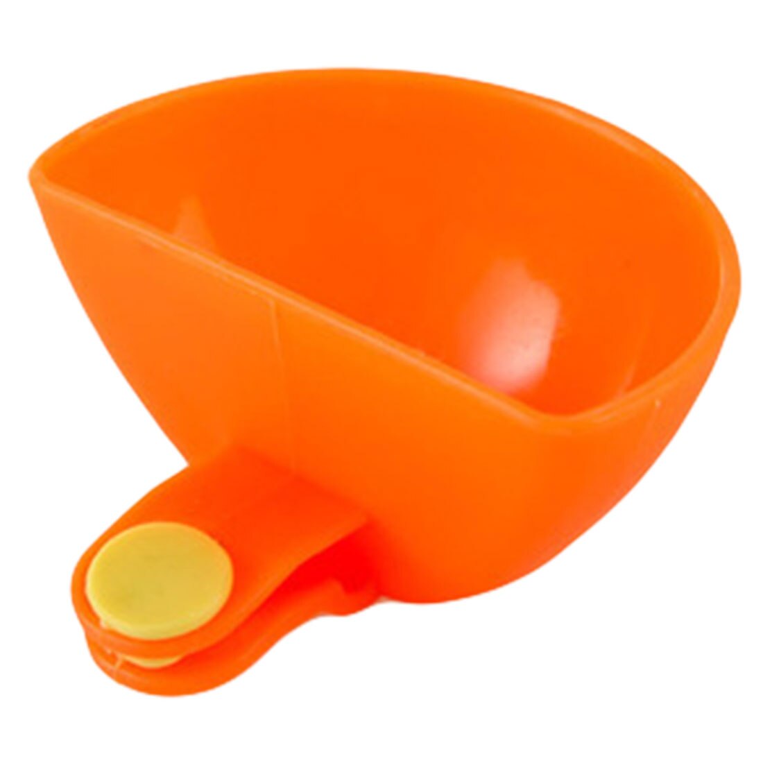 1Pc Kitchen Tool Dip Saucers Assorted Salad Sauce Ketchup Jam Dip Clip Cup Bowl for Tomato Salt Vinegar Sugar Flavor Splice: Orange 
