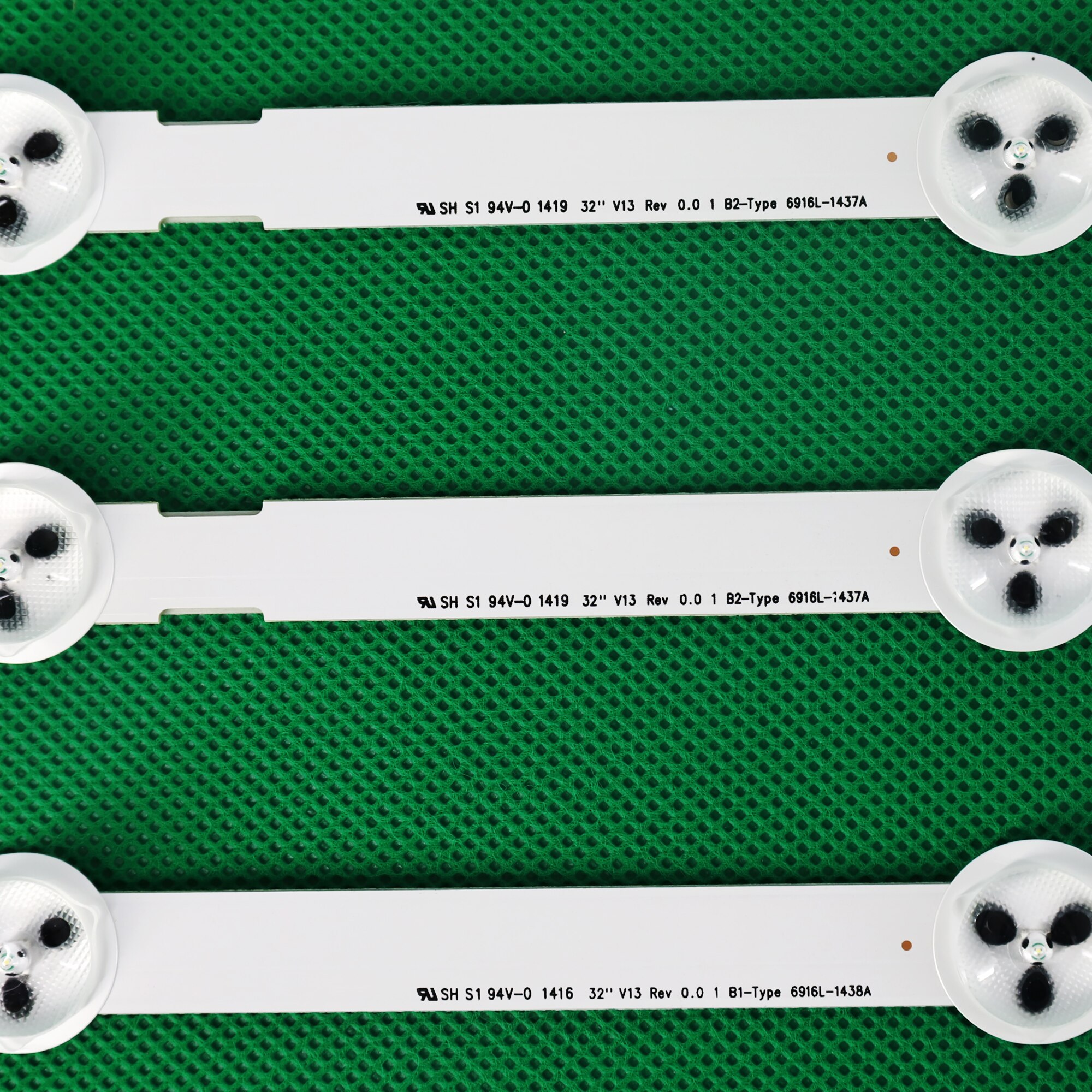 para KIT de retroiluminación LG 6916L-1438A B1 6916L-1437A B2 32LN5400 32LN577S 1 juego = 3 uds. (1 Uds = 7LED)