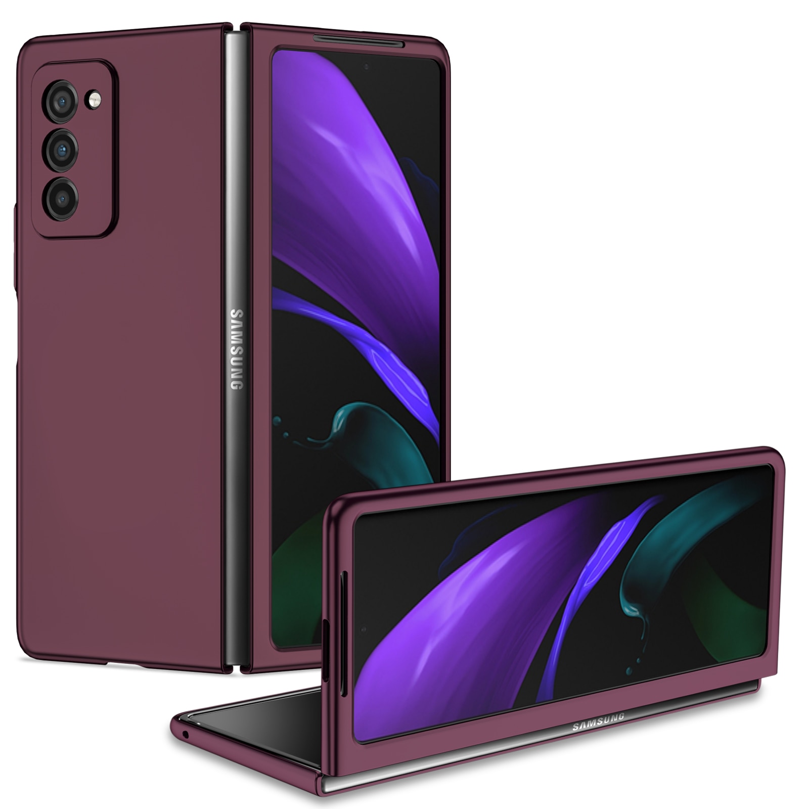 Custodia protettiva sottile sottile antigoccia per Samsung Galaxy Z Fold 2 3 Fold3 Fold2 5G telefono antiscivolo Coque Fundas