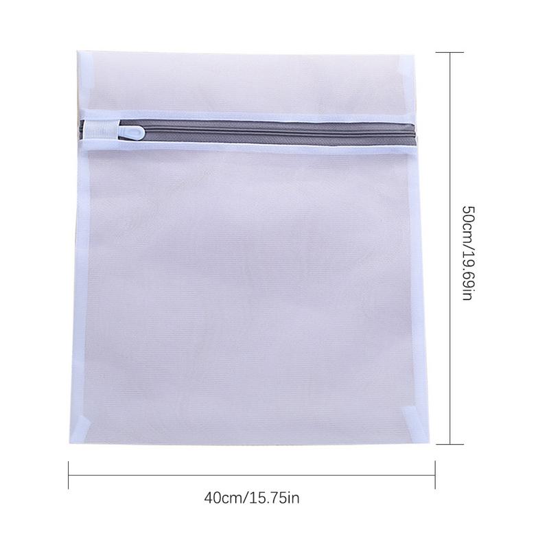 Thick Fine Mesh Laundry Bag Thick Mesh Anti-Winding Anti-Deformation Wash Clothes Mesh Bag