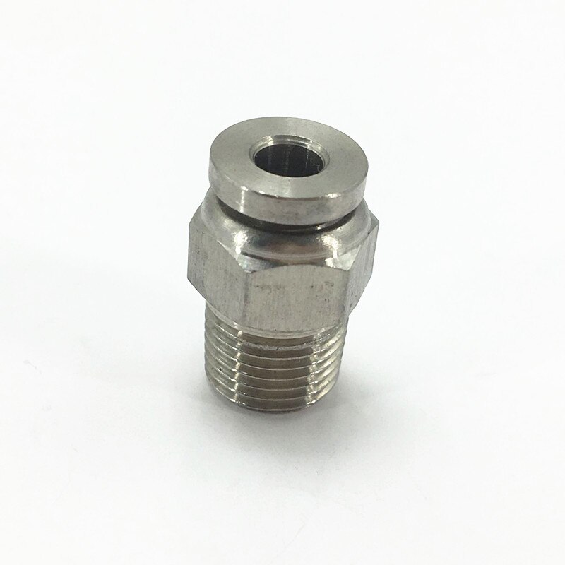 304 PC series Stainless steel gas pipe quick connector Thread straight through PC4/PC6/PC8-M5/M6/01/02/03/04