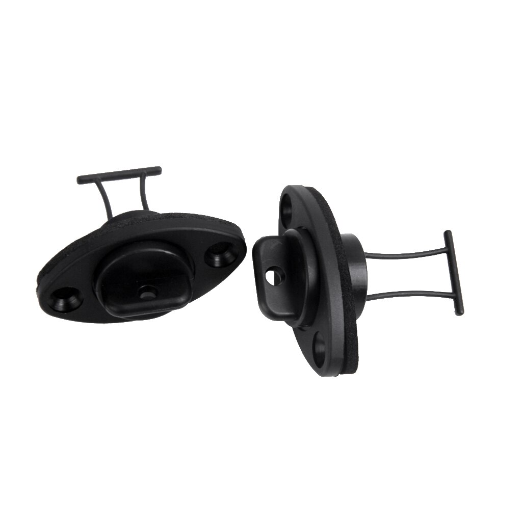 2 Set Universal Canoe Kayak Boat Dinghy Thread Drain Plugs Bungs W/ 4 Screws