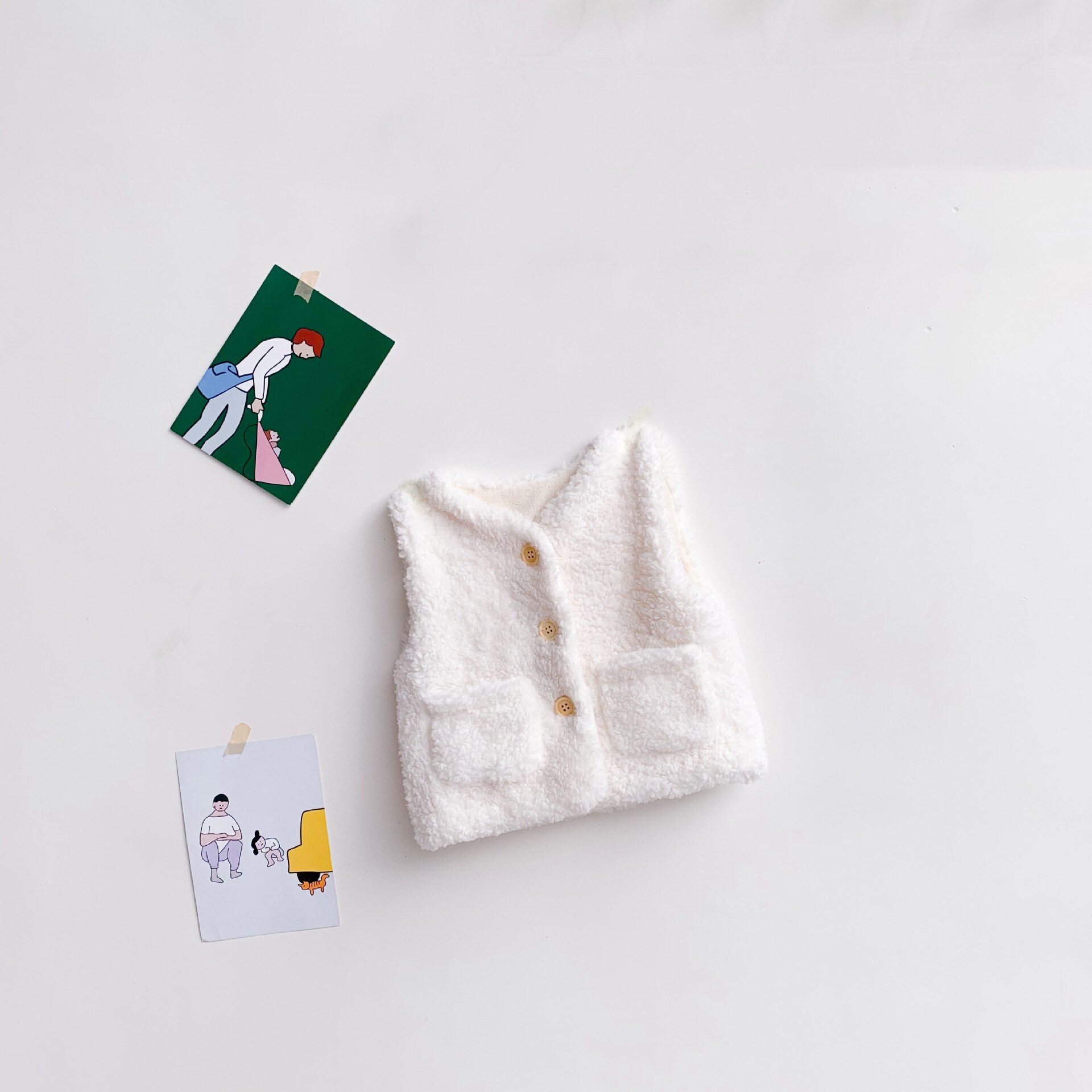 Fleece Jongens En Meisjes Winter Vest Kinderen Katoenen Vest Herfst Meisjes Vest Bovenkleding Baby Warm Houden Vest Casual Jack: k3150 vest1 / 6m