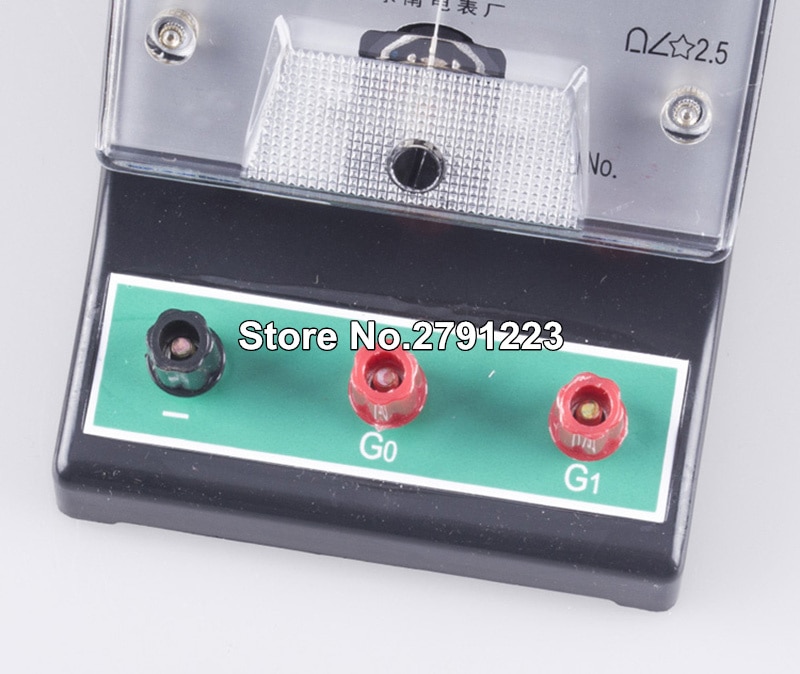 Sensibile Galvanometro G Amperometro di Induzione Elettromagnetica Esperimento Microammeter Fisica Attrezzature di Laboratorio