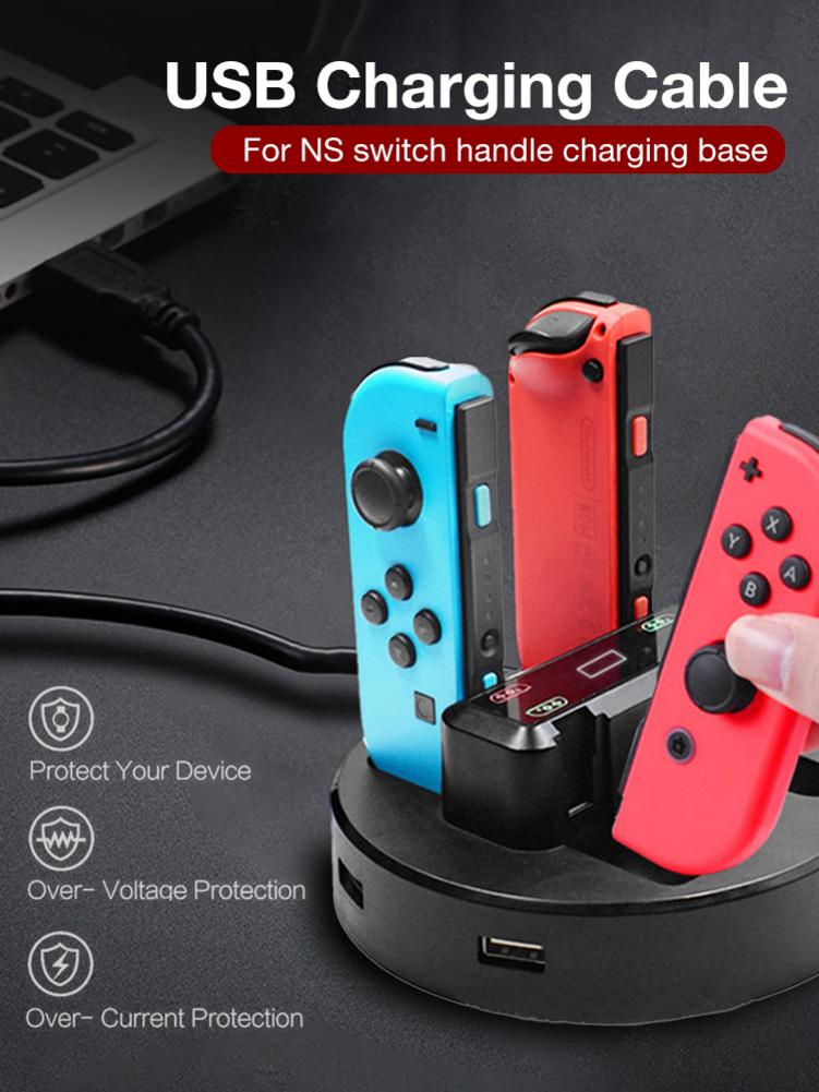 High Charging Stand 4 In 1 Charger With USB Cable Charging Dock For NS Switch