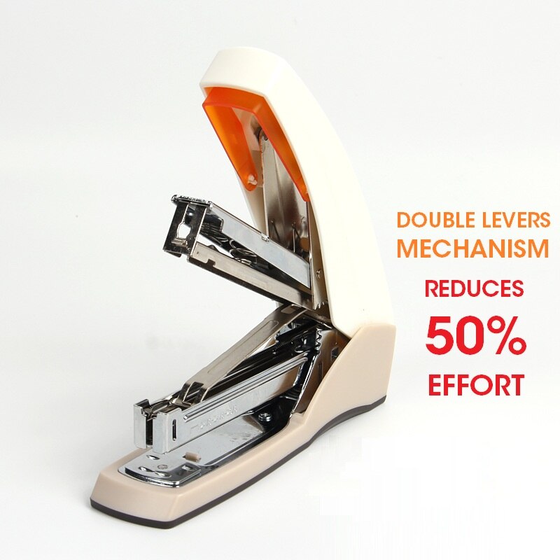 M&G 25/50 Sheets Effortless Heavy Duty Stapler Power Saving Metal Paper Stapling Machine for School Office Supplies Stationery