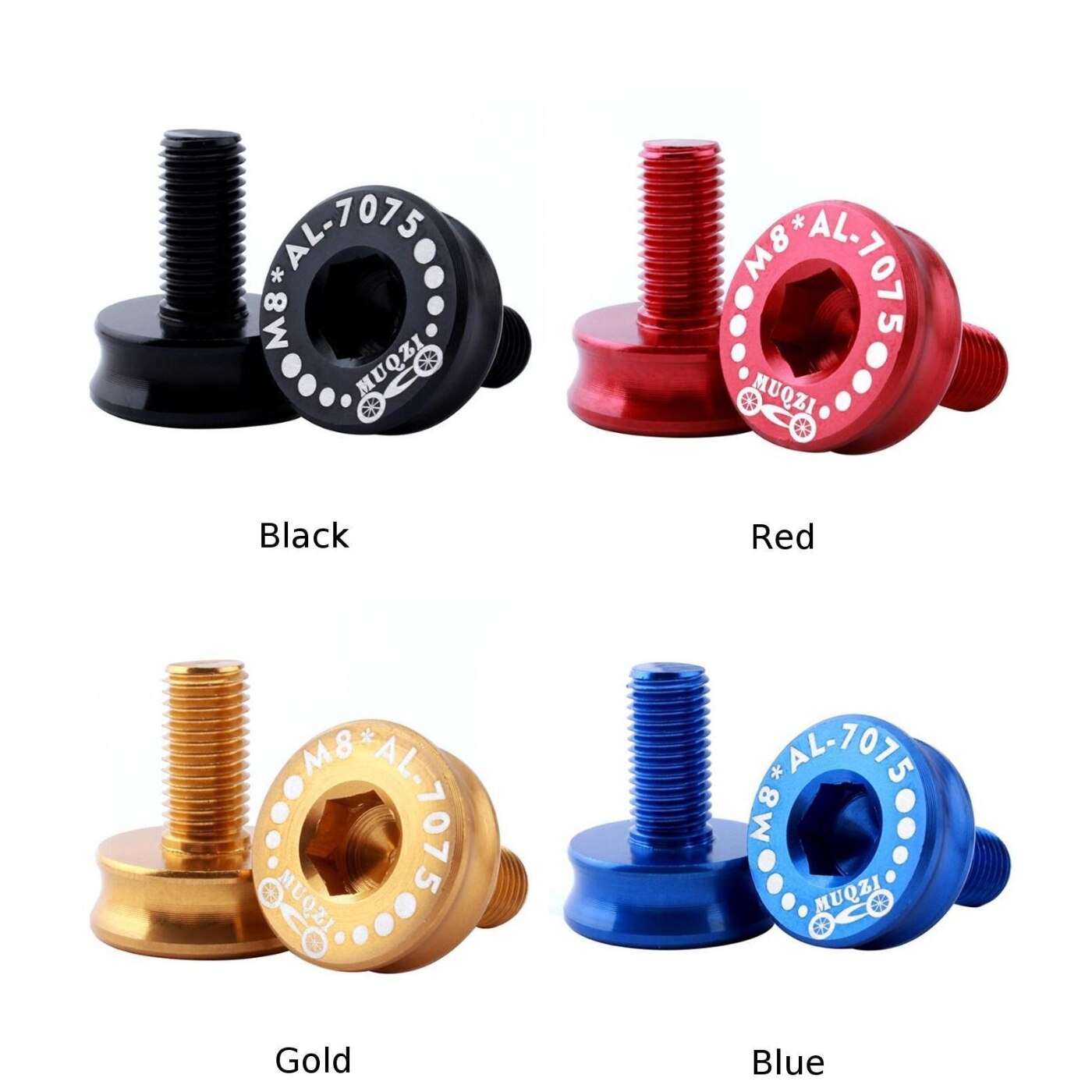 MTB Crank bolts 8MM M8 Screw Accessories Spare Crankset Bike Bicycle Cycling Bottom Bracket Allen Key