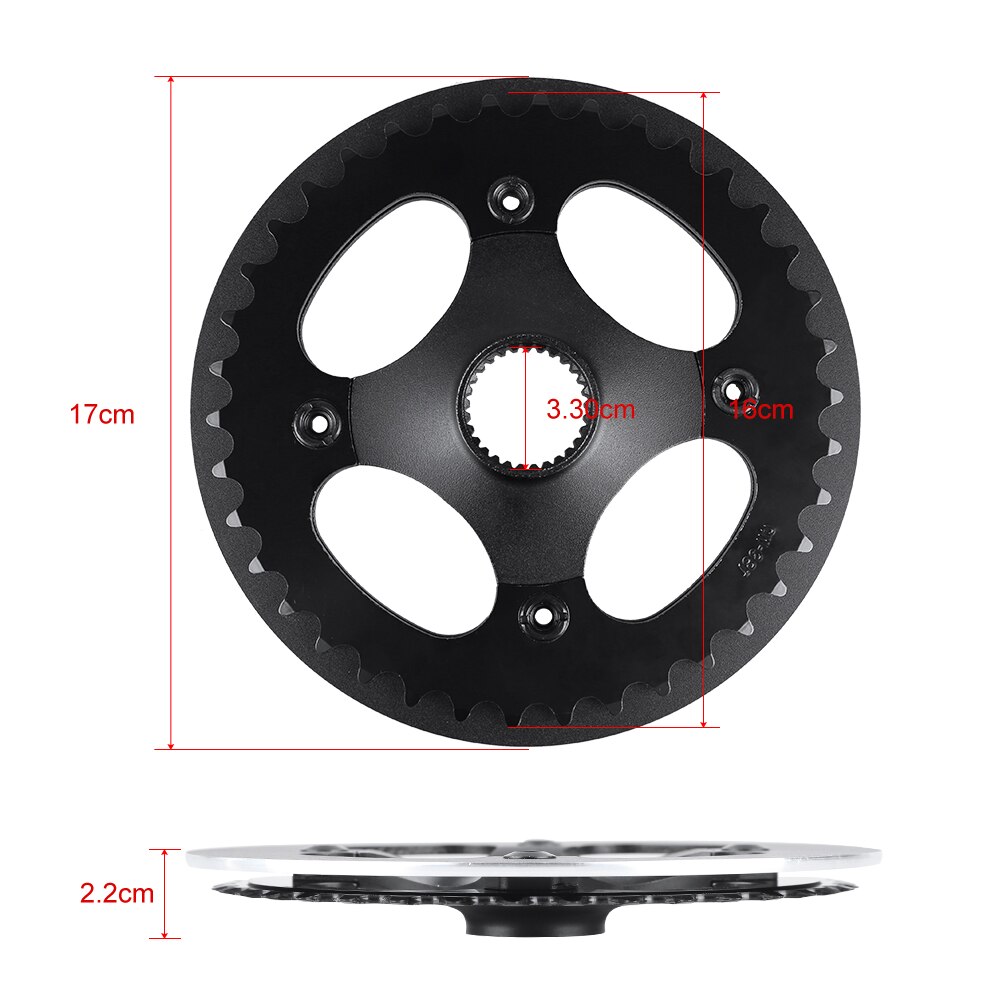 Bafang M400 Chain Wheel Electric Bike Conversion Kit Replacement Chainring Guard 44T Teeth for MM G330.250 Mid Drive Motor