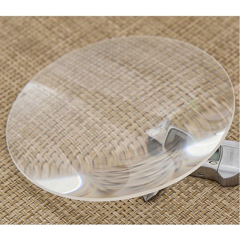 Lentille optique lenticulaire K9, verre blanc, loupe, projecteur fait maison, industrie physique, accessoires d'expérimentation, lentilles, 80mm