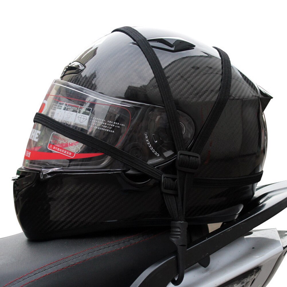 Motorrad Helm Gepäck Seil Bungee Verband Umreifung Band Gummiband Net Kabelbinder Belting