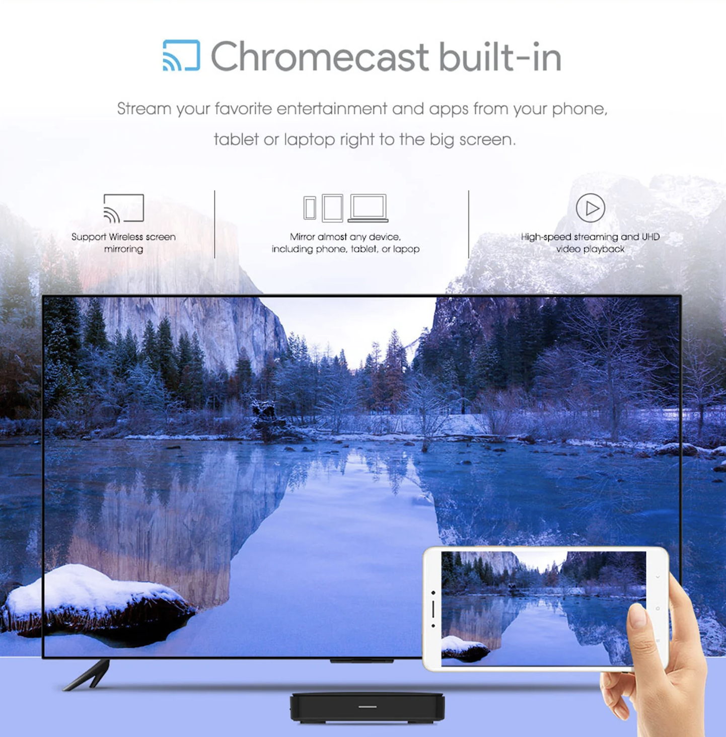 MECOOL KM7 SE 2G+32G Amlogic S905Y4 BT5.1 2.4G&5G WiFi Android 11 TV BOX AV1 2T2R