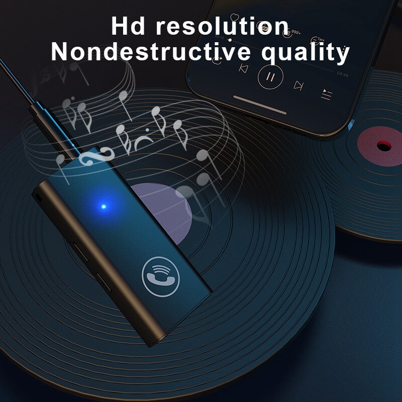 Bluetooth Audio Receiver Aux Wired Audio Amplifier Upgrade Lossless Sound Wireless Audio Adapter TV PC Car Speaker