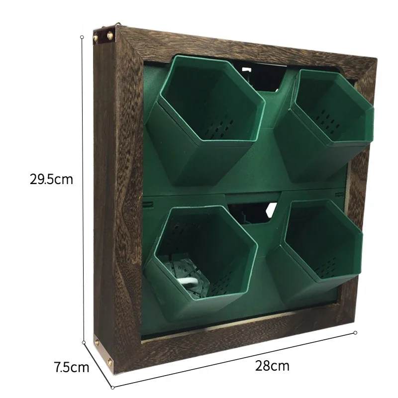 Wand Blumentopf Sukkulenten Wand Raum Topf Balkon Dekorationen Bonsai Topf für Wand dekoration Blumentöpfe schwebende Pflanze: Rot