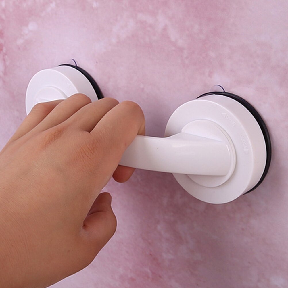 1pc dusjhåndtak gir trygt grep med sterk sugekopp til sikkerhetsgrep i badekar toalett håndløperbad