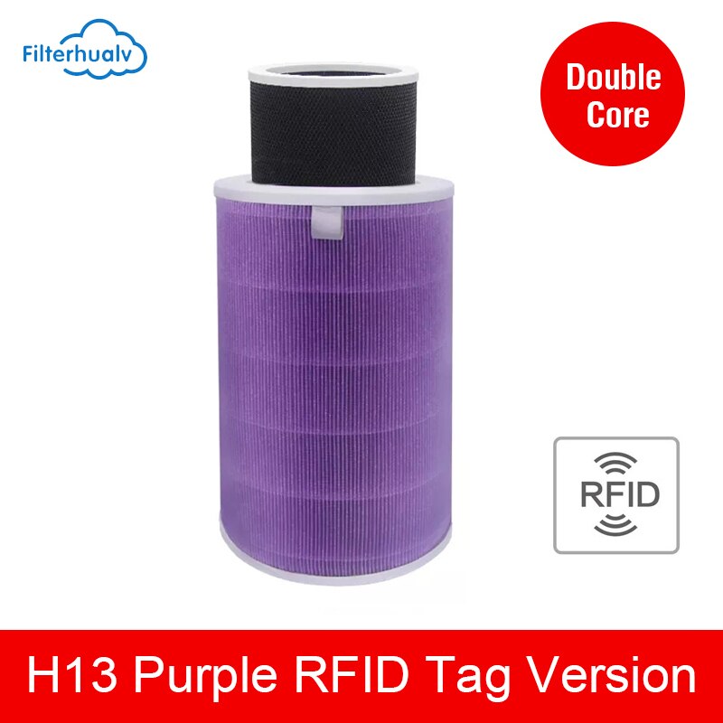 Filtro de aire para Xiaomi Mi 1/2/2S/2C/2H/3/3C/3H, purificador de aire, filtro de carbón activado Hepa PM2.5, antibacterias y formaldehído