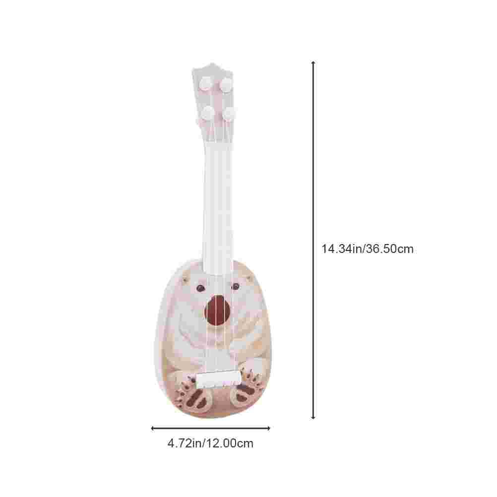 Kid Played Ukulele Early Musical Learning Plastic Instrument Guitar Model