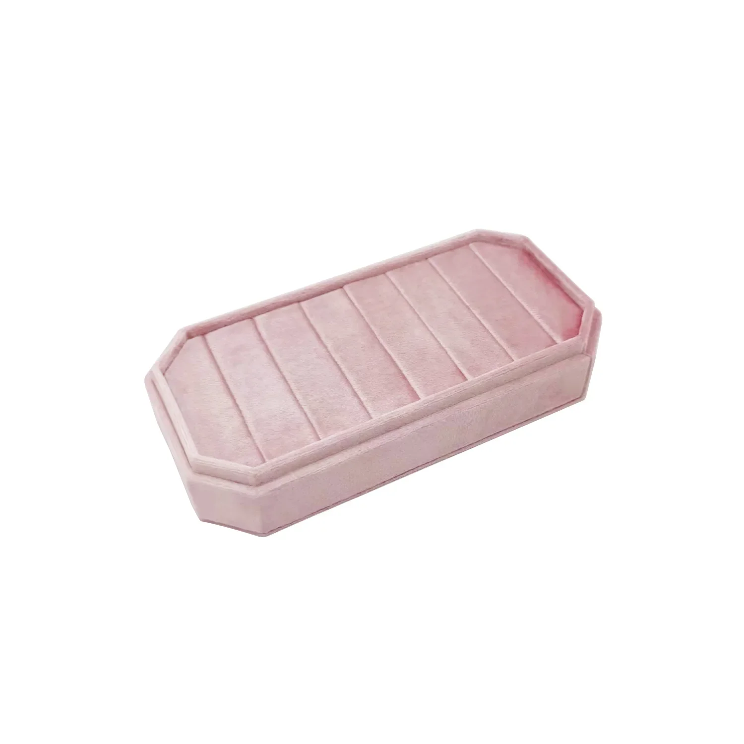 Samt Schmuck Ringe Halfter Tablett mit Abdeckung Lagerung Container Finger Ringe Stand Kasten für Kleid Tische Schränke Frauen Mädchen Schublade: Grau