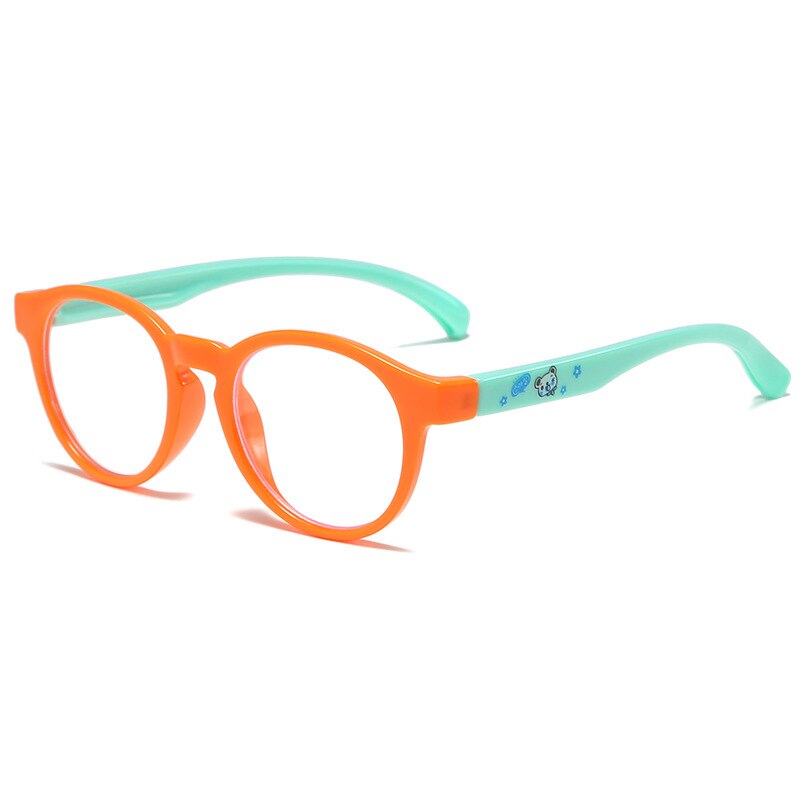 Blå lys blokerende briller børn dreng pige firkantet computer briller klar linse optiske briller ramme  uv400 oculos garfas: 3