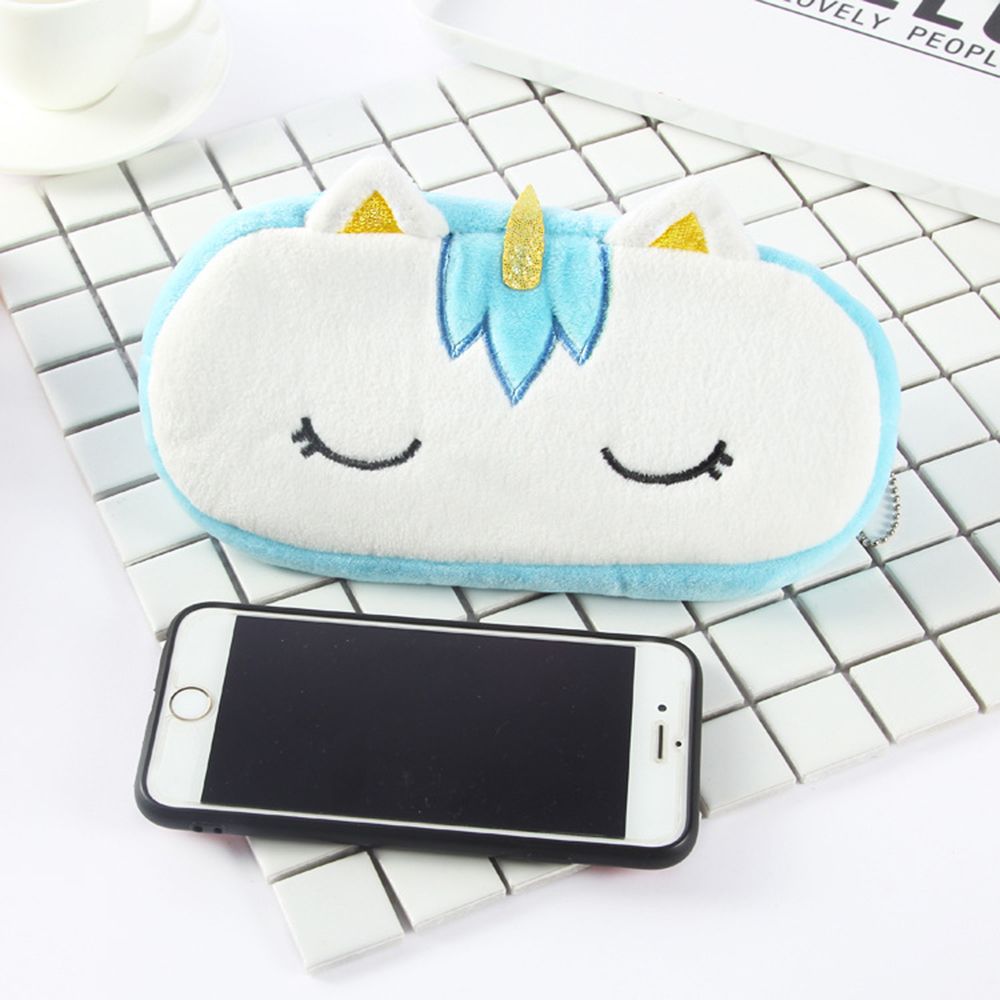 Cute Unicorn Pencil Case Plush School Pencil Cases Bag Stationery Pencil case Kawaii Pencil Case For Girls School Supplies Tool
