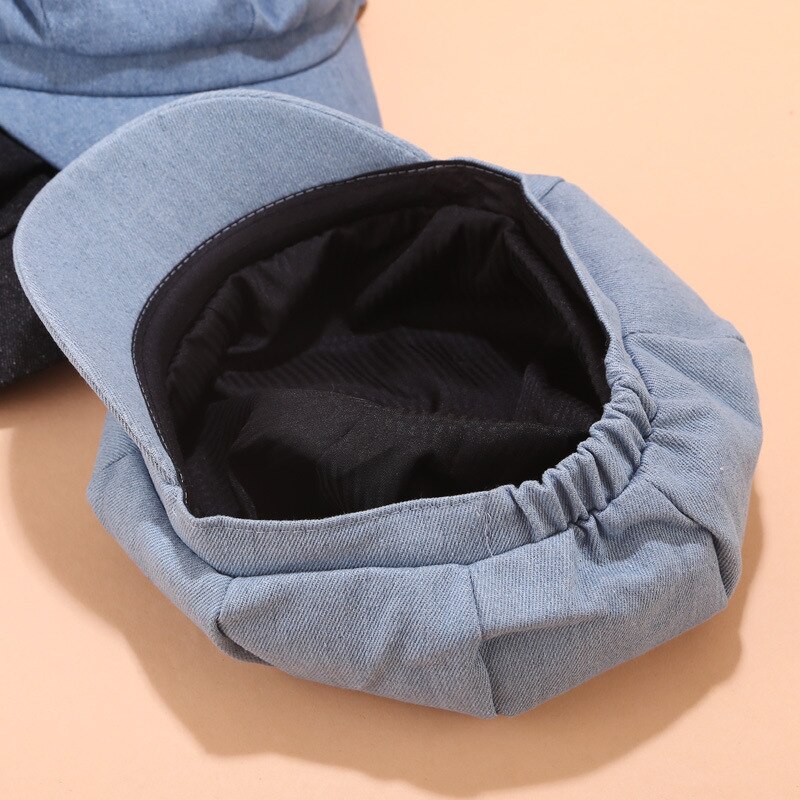 Newsboy-gorro octogonal Retro para mujer, boina de pintor, gorra de pintor, Z113