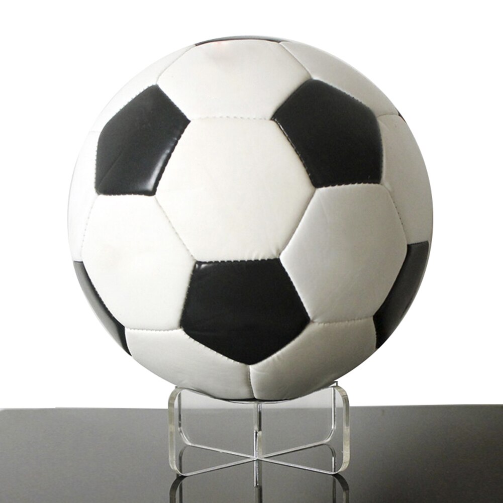 Bowling stativ rugby basketball fodbold beslag holder gennemsigtig akryl stativ støtte base til bold display stativ
