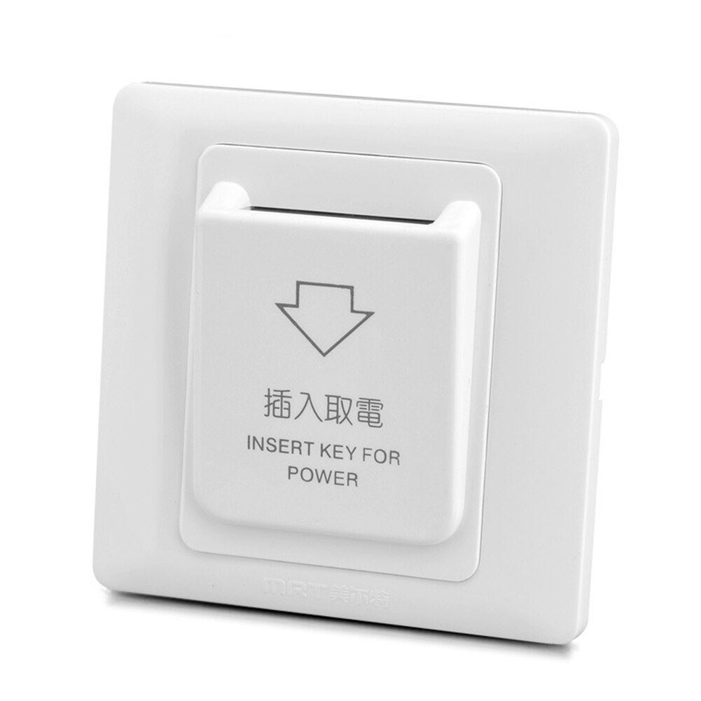 PC Indoor Panel Power Key Hotel Switch On Off Insert Intelligent Fireproof Energy Saving Magnetic Card Home Smart