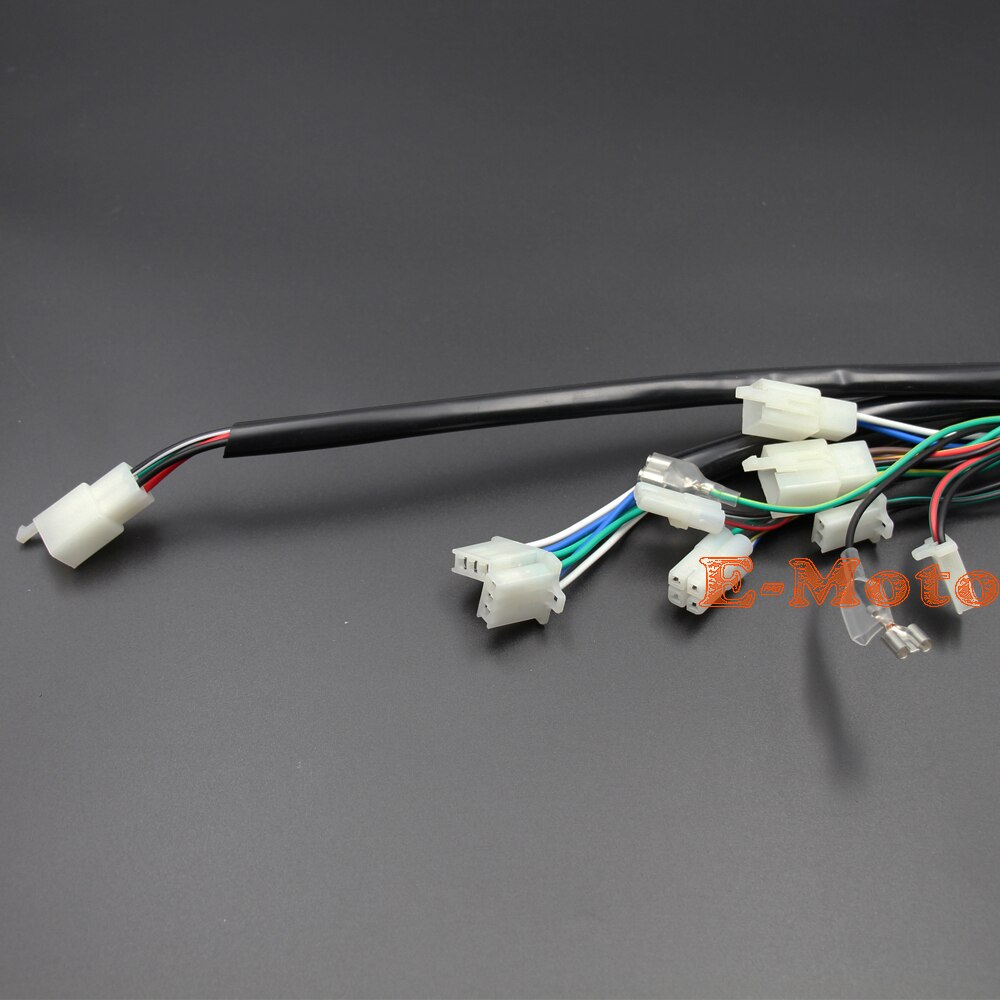 Engine Wiring Harness Wire Loom For GY6 50cc 125cc 150cc Quad Bike ATV Buggy Scooter Moped 6-pin Round edge CDI