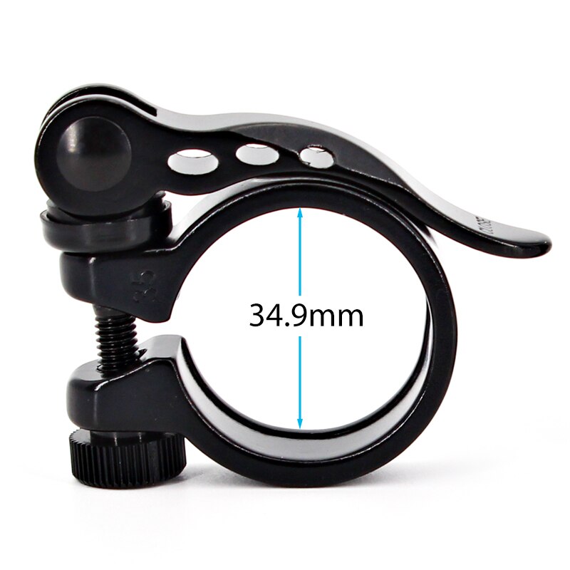 Fiets snelspanner zadelpenklem 28.6/31.8/34.9mm mtb racefiets buisklem fiets zadelbuisklem fietsonderdelen fietsonderdelen: 34.9mm zadelklem