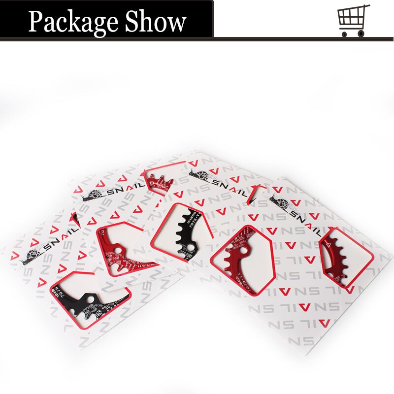 Slak mtb fiets kettingblad 104 bcd smal breed kettingblad 32/34/36/38/40/42t kettingbladen mountainbike voor 8/9/10/11s crankstellen