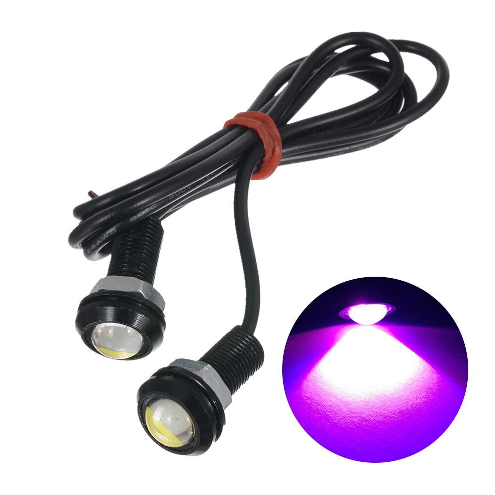 9W Eagle Eye Lamp Daglicht Led Drl Fog Dagrijverlichting Auto Licht Achterlicht: purple