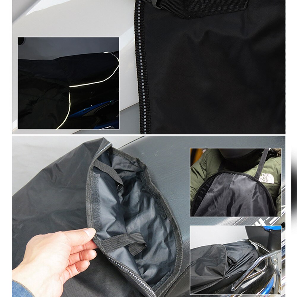 Waterdichte Zwarte Quilt Winddicht Slijtvaste Knie Warmer Scooters Universele Deken Winter Motorfiets Been Cover Voor Vespa Gts