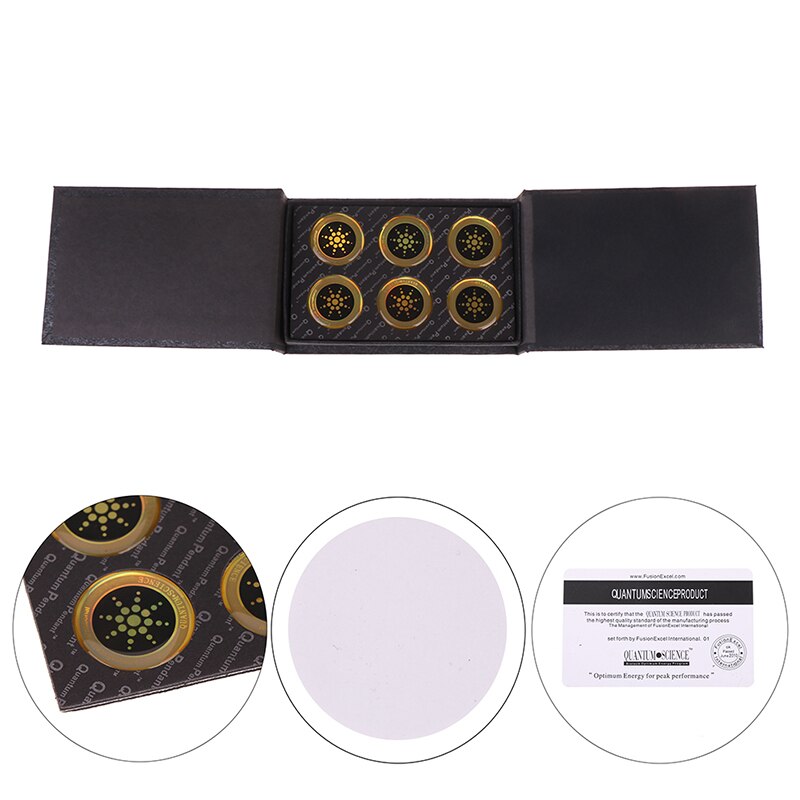 6 pièces autocollant de bouclier autocollant de téléphone portable pour téléphone portable Anti-rayonnement de EMF Excel Anti-rayonnement
