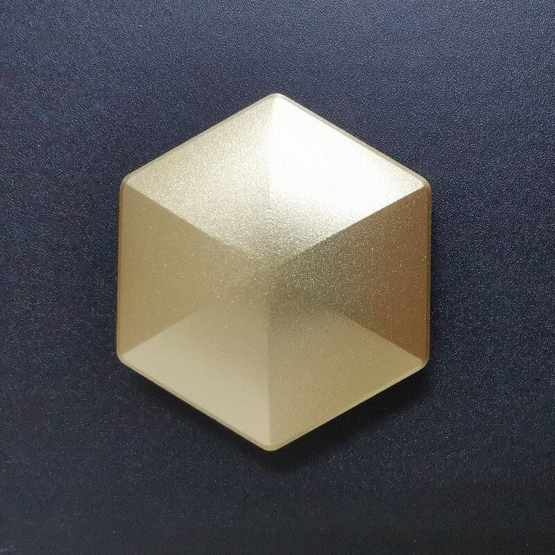 Desk Flip Toy Kinetic Spinning KineticToy Relieve Stress Spinner Adult Toys Fidget Spinner: 6 sided gold