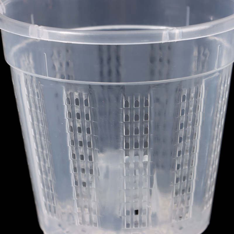 Household Garden Planter Hollow Drainage Pots With Holes Transparent Orchid Baskets Plastic Breathable Flower Pot Accessories