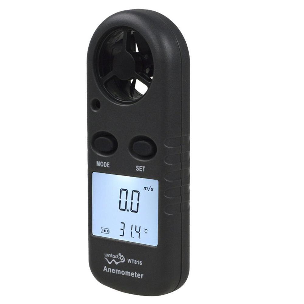 Digital Handheld Anemometer Impeller Of Anemometer Waterproof Shockproof Wind Speed Wind Temperature Humidity