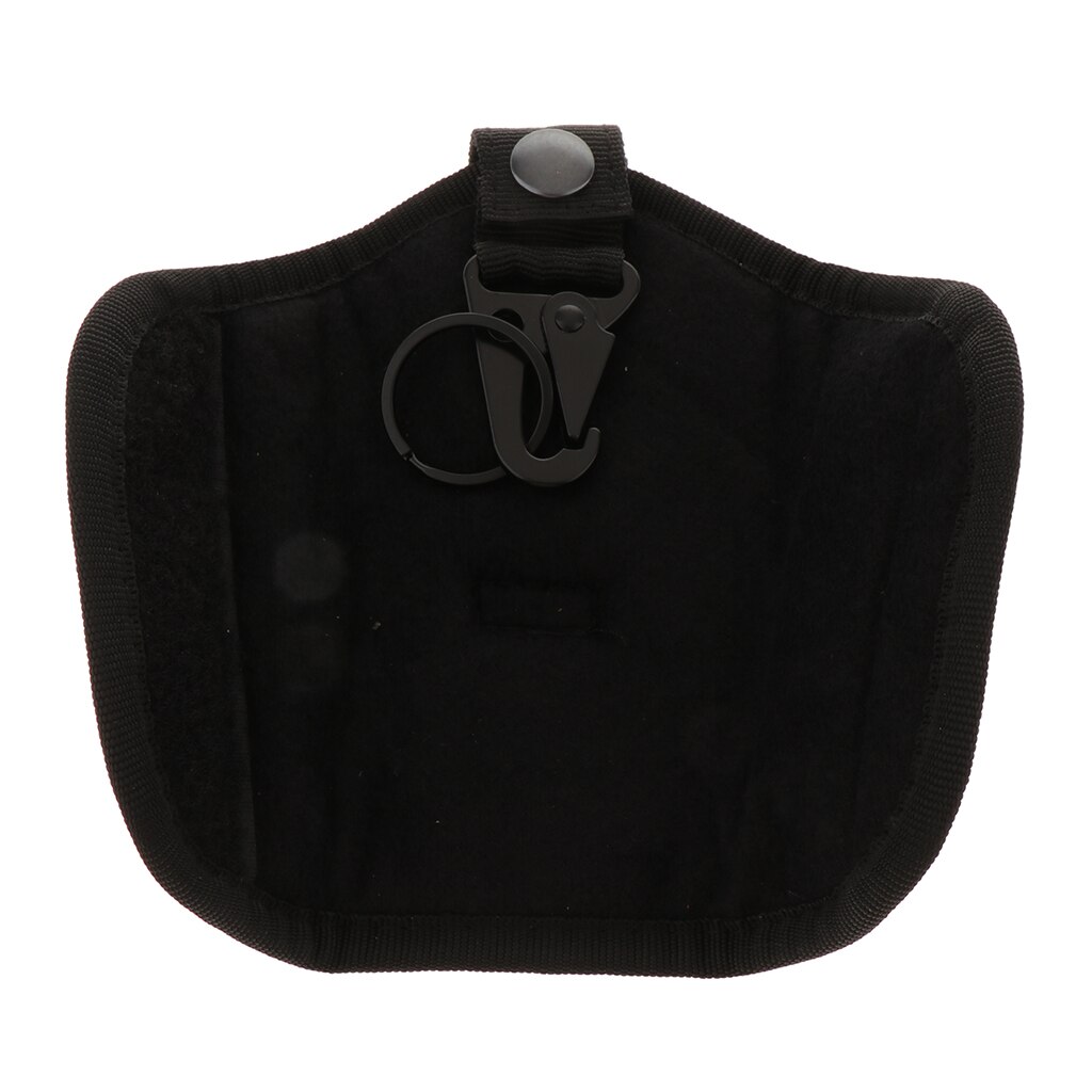 Black Silent Key Holder Key Bag Pouch Case with Closure