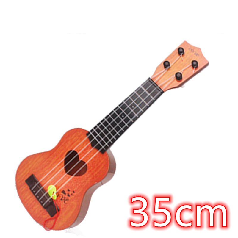 【Can Spelen Gitaar 】【 Pull String Stuk 】 Simulatie Kinderen Gitaar Kinderen Ukulele Kinderen Ji27.35: Fake ukulele orange