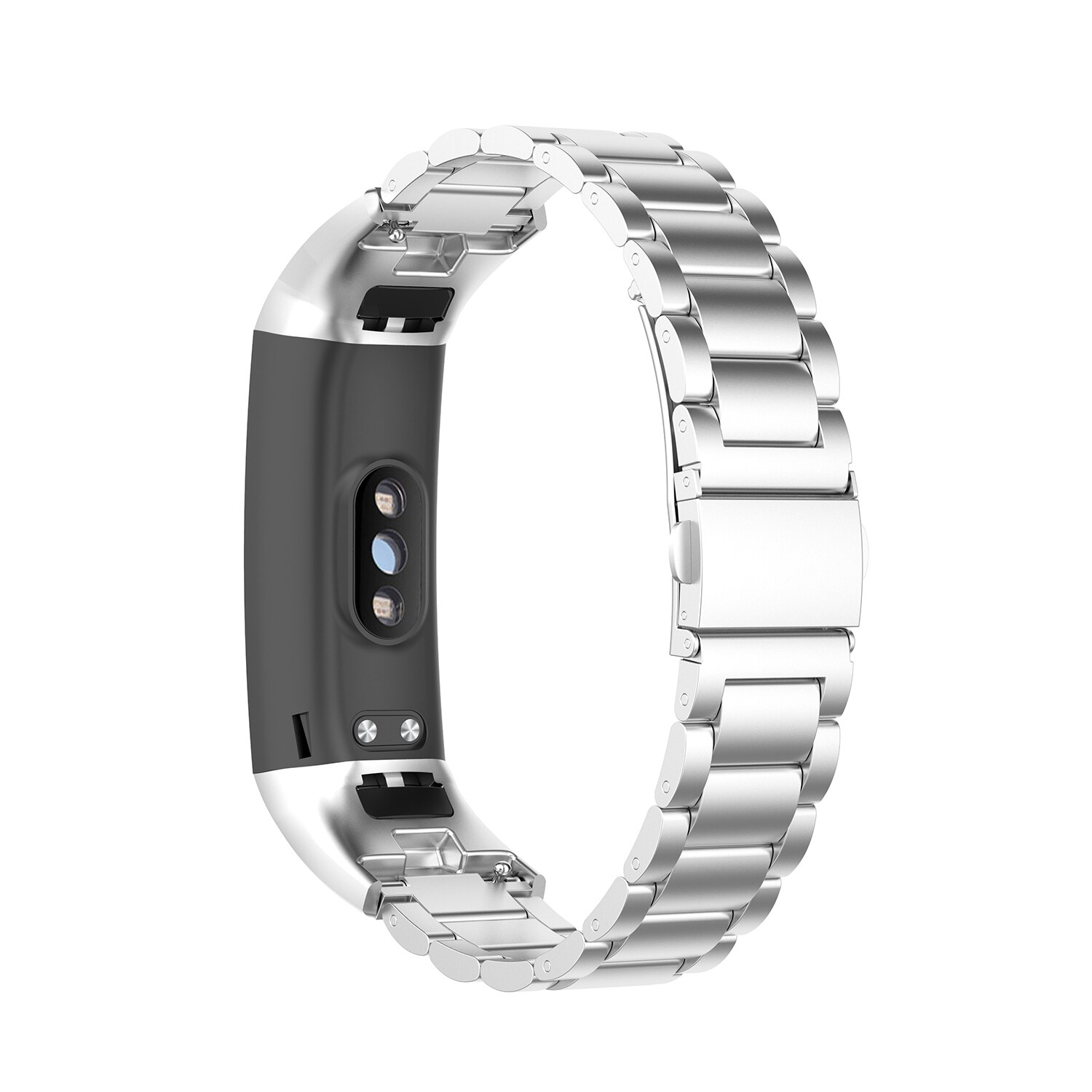 Metal Strap for Huawei Honor Band 5 / Honor Band 4 Wristband Steel Bracelet Accessories Stainless Watchband Woman Man: GRAY