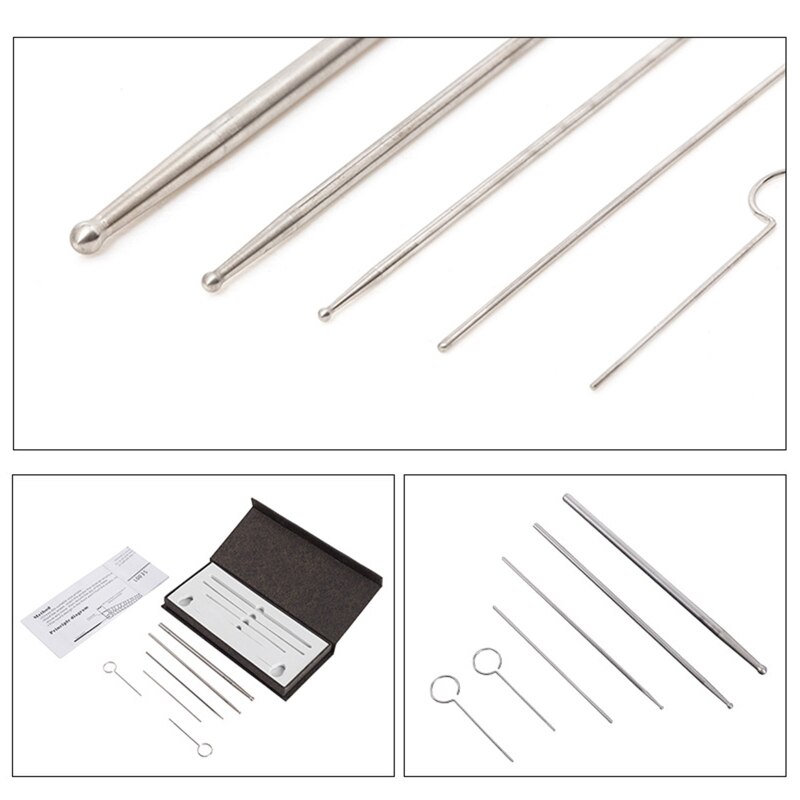 Sonde de détection de sexe de serpent , jouet de détection de sexe de Reptile N1HF 6 pièces