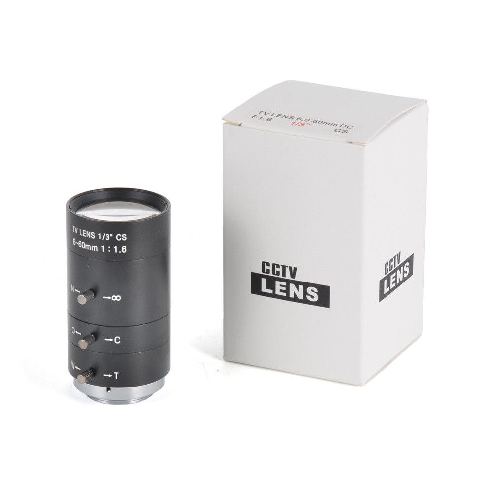 Inesun Manuelle IRIS ZOOM 6-60mm CS C-mount-objektiv Cctv-objektiv für Cctv-kamera