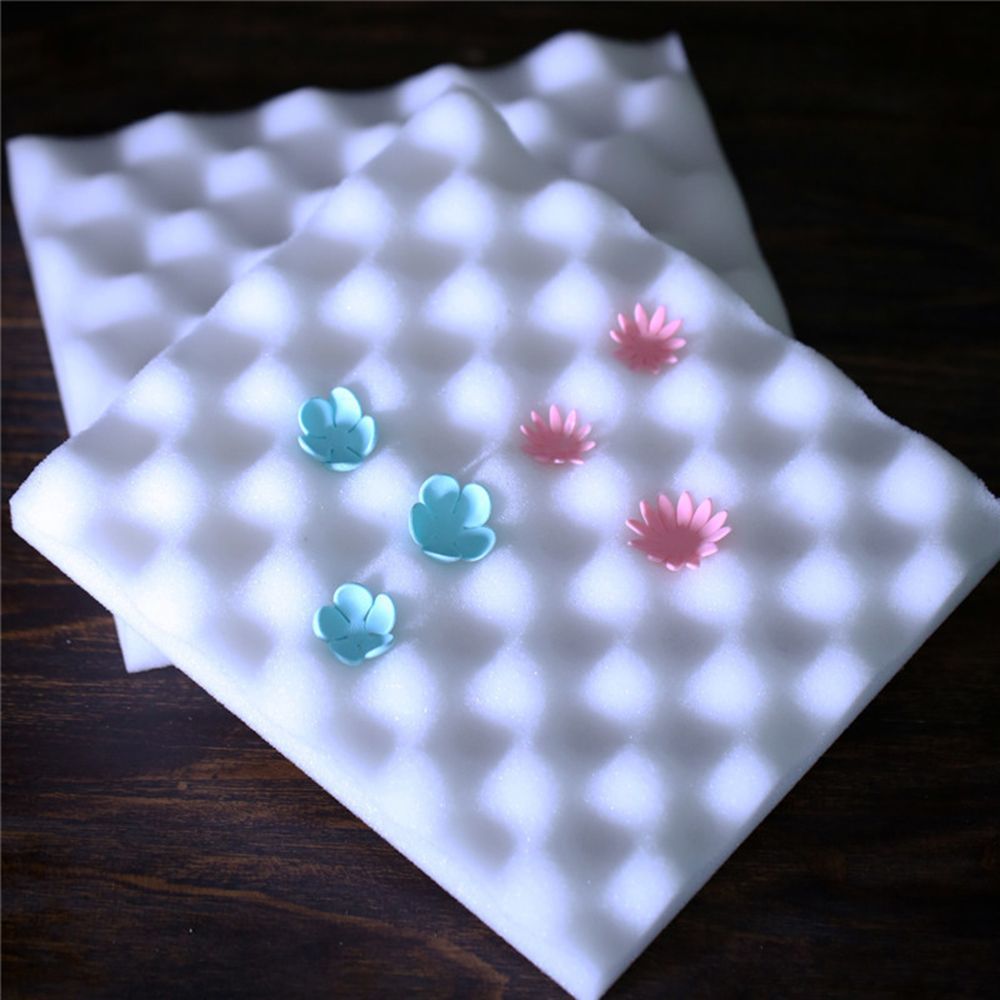 2Pcs Foam Drying Pads Sponge Mats Cake Fondant Sugar Flower Tool Mold Mat Shaping Sponge Pad Gum Paste Mold Bakeware Tool