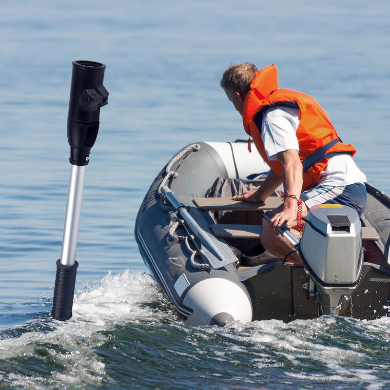 Boot Accessoire Helmstok Verlenging Geschikt Voor Buitenboordmotor Verlengstuk (Vaste Lengte 17.5 Inch/44.5Cm)
