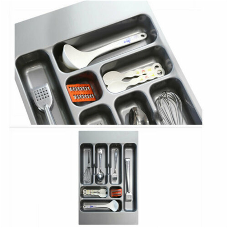 Plastic Cutlery Trays Kitchen Drawers Inserts