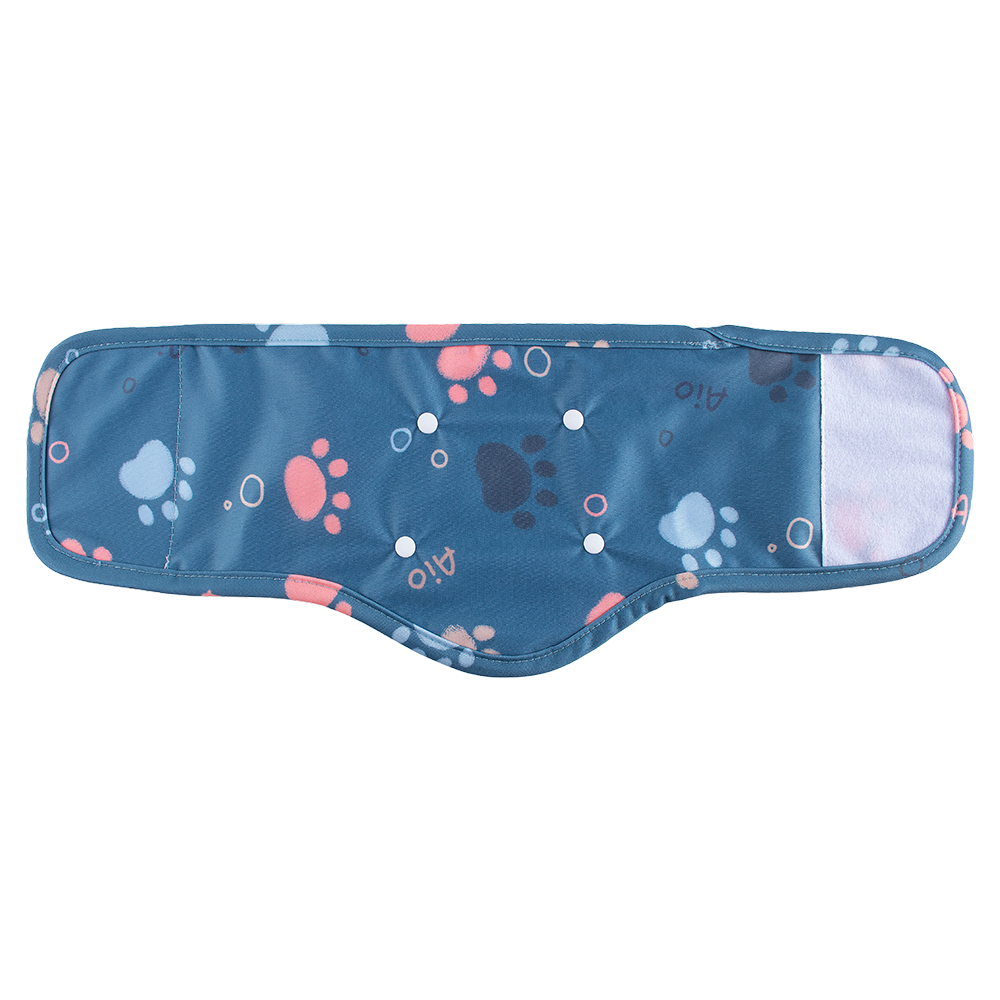 Pañales ajustables para perros con dibujos de animales, lavables, absorbentes para perros, bragas reutilizables para mascotas, pantalones cortos fisiológicos