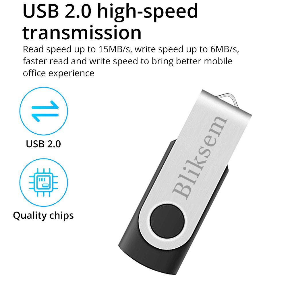 Bliksem pen drive 64gb Speichers tick für PC mobil 64gb 2,0 Metall USB-Stick USB-Laufwerk 64GB USB-Stick