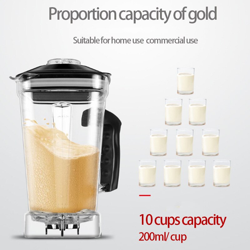 2L Automatic Touchpad Blender Mixer Juicer High Power Food Processor Ice Smoothies Fruit220V