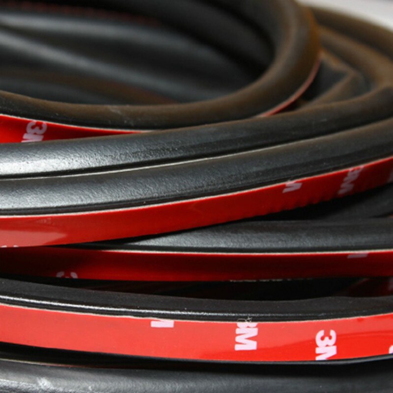 8 Meter Grote D (14 Mm * 12 Mm) type 3M Auto Motor Deur Afdichting Strip Afdichting Rubberen Afdichting Geluidsisolatie Tochtstrip Seals Hollow